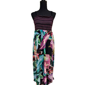 MULTI COLORED FLORAL LANE BRYANT MAXI DRESS